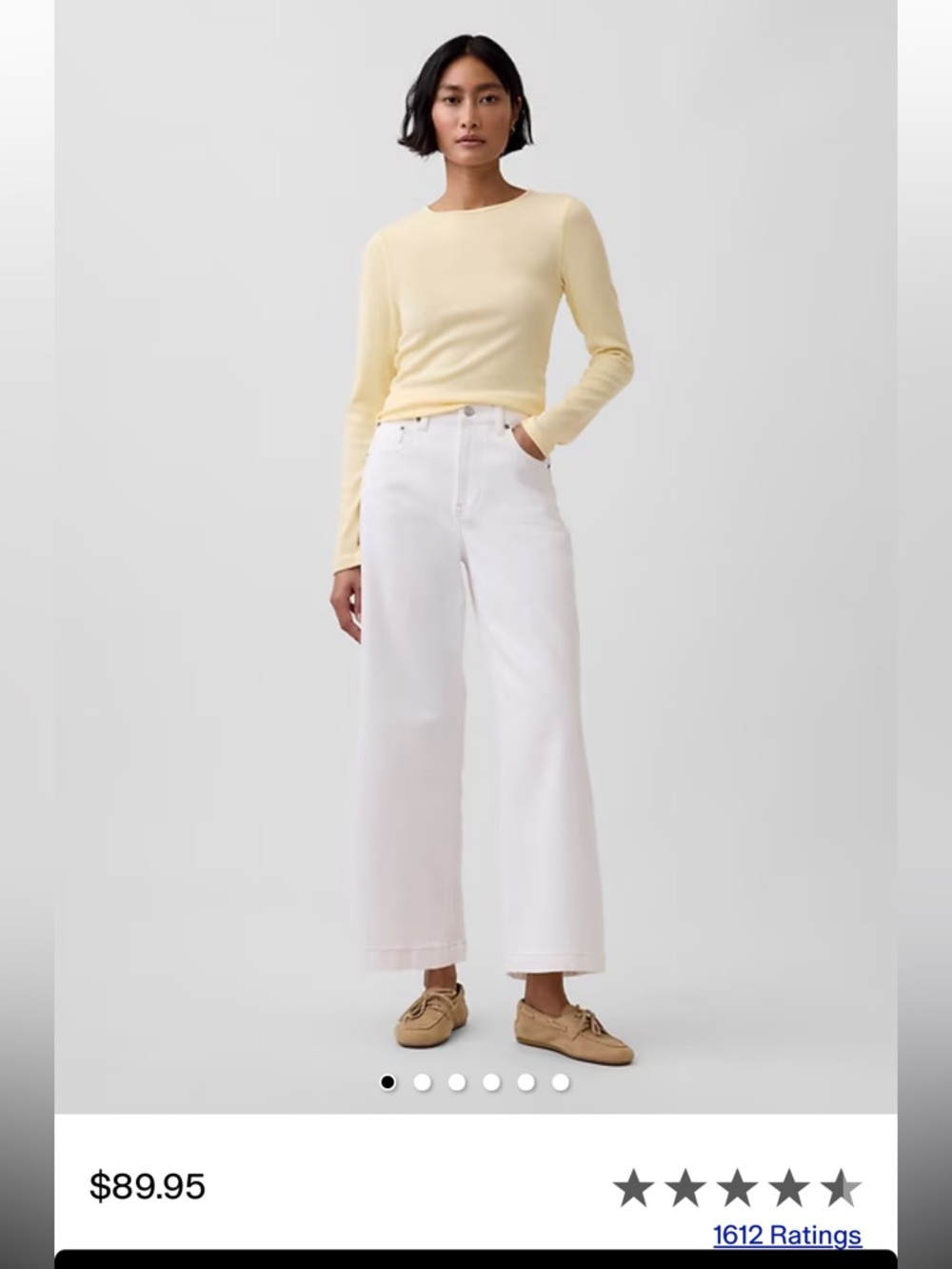 Gap High-Rise, Wide-Leg Jeans